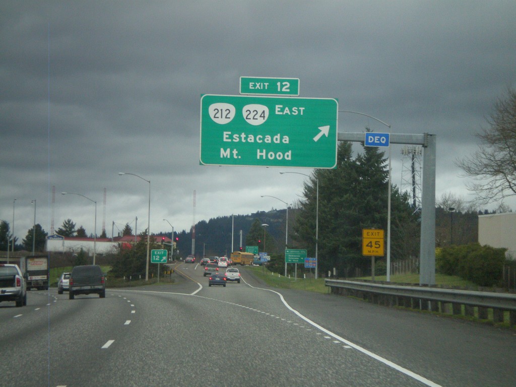 I-205 North - Exit 12