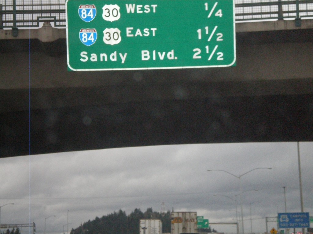 I-205 North - Distance Marker