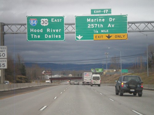 I-84 East Approaching Exit 17