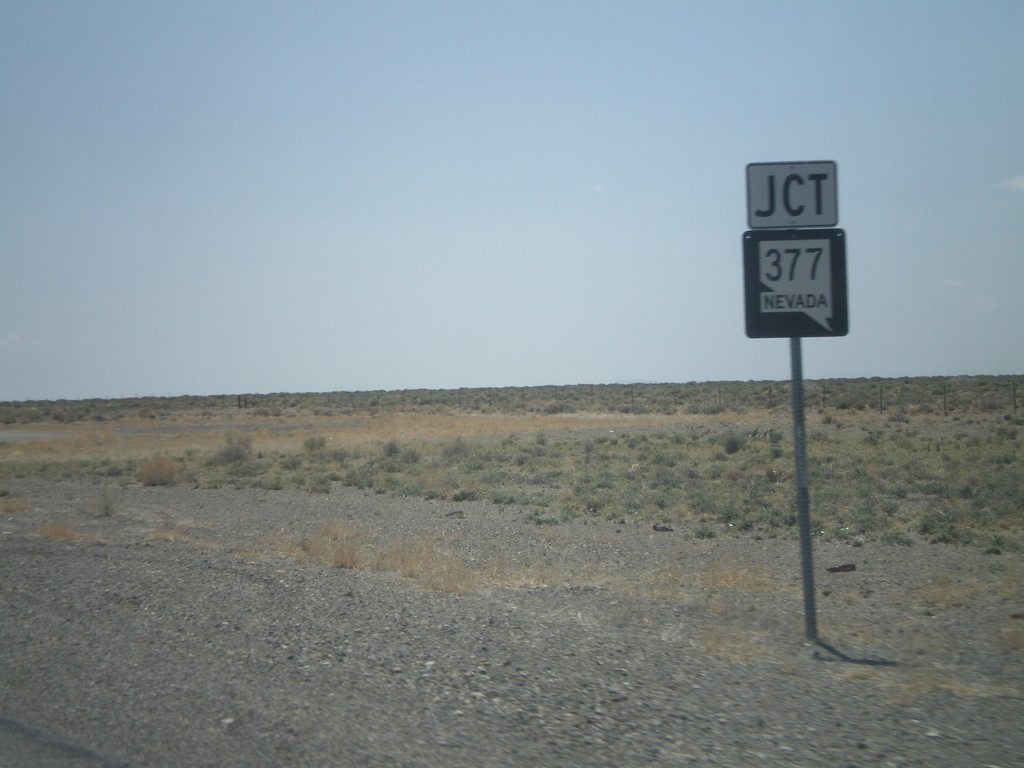 NV-376 South Approaching NV-377