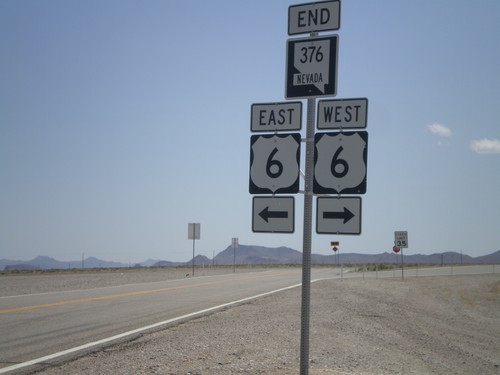 End NV-376 South at US-6