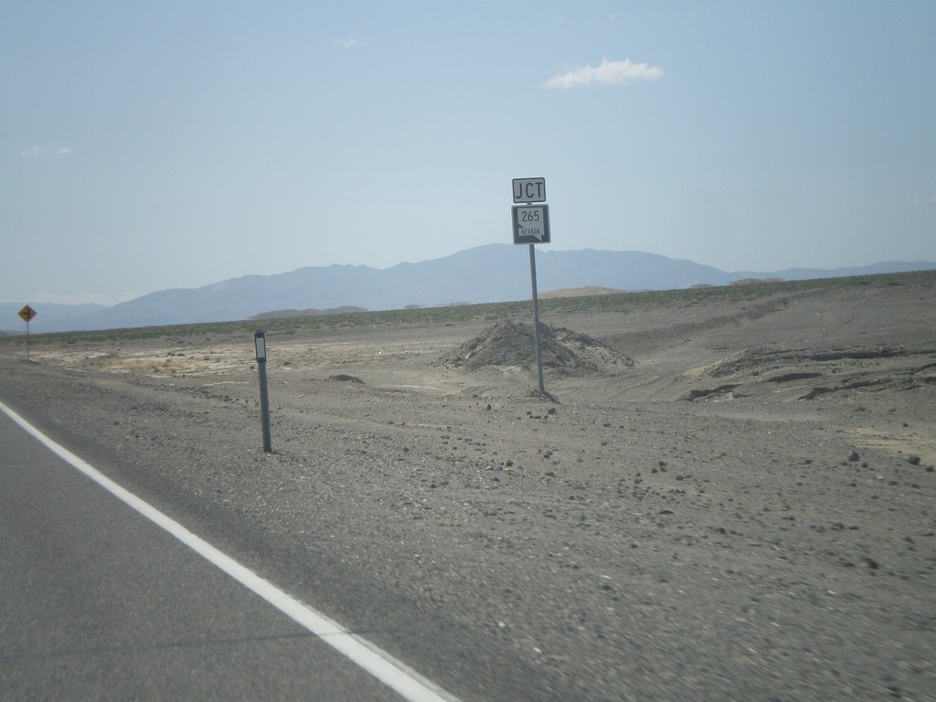 US-6 West/US-95 North Approaching NV-265