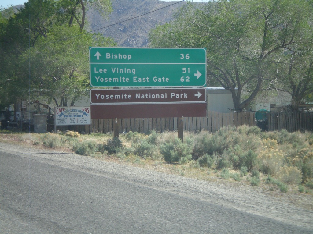 US-6 West at CA-120 West