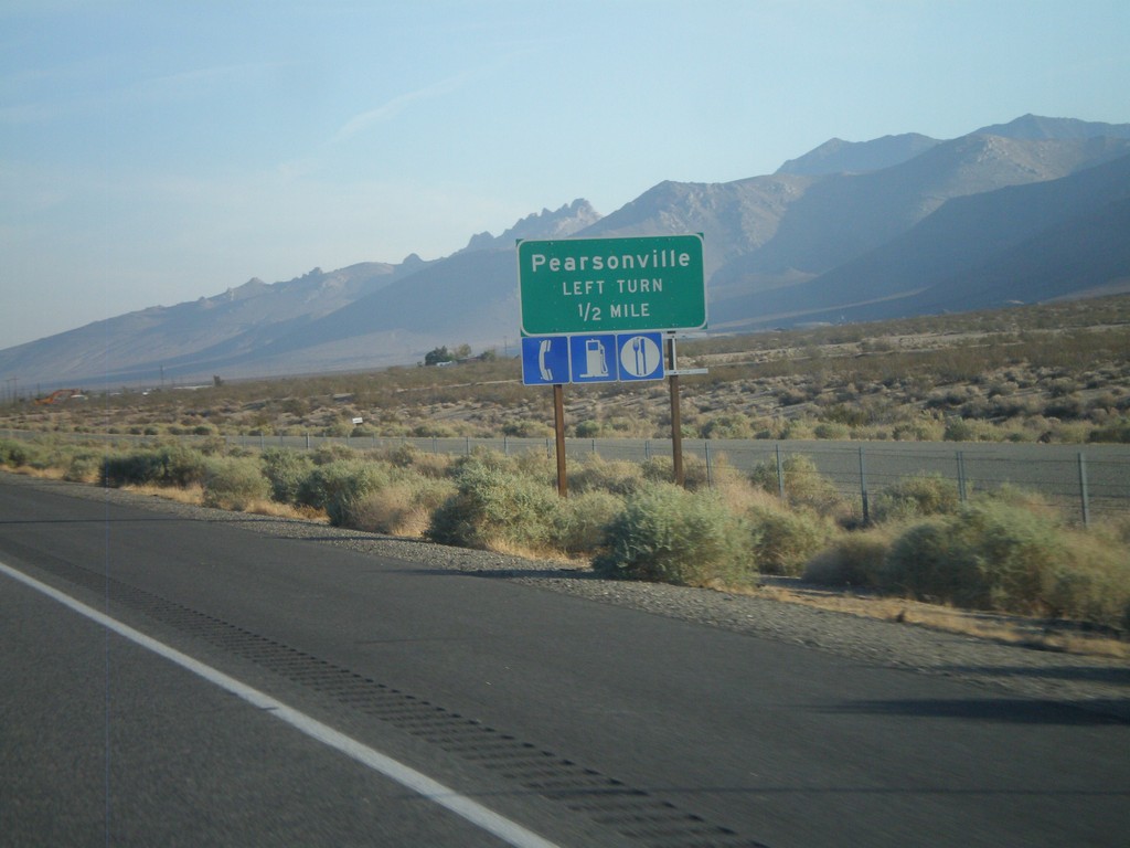 US-395 South - Pearsonville Junction