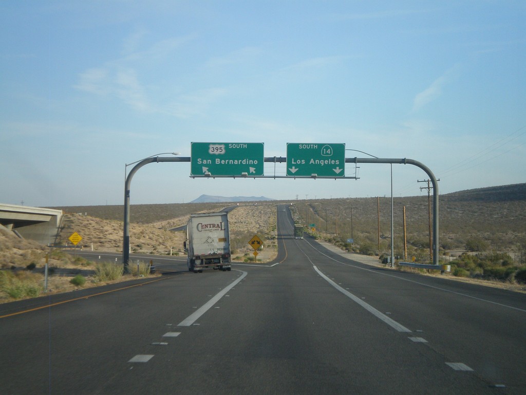 US-395 South at CA-14