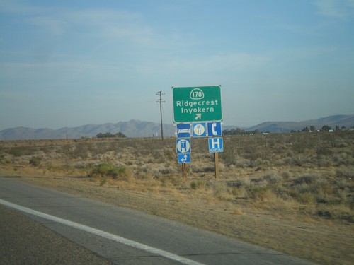 US-395 South at CA-178 Interchange