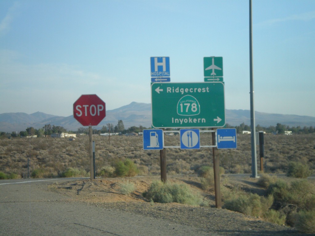 US-395 South Offramp at CA-178