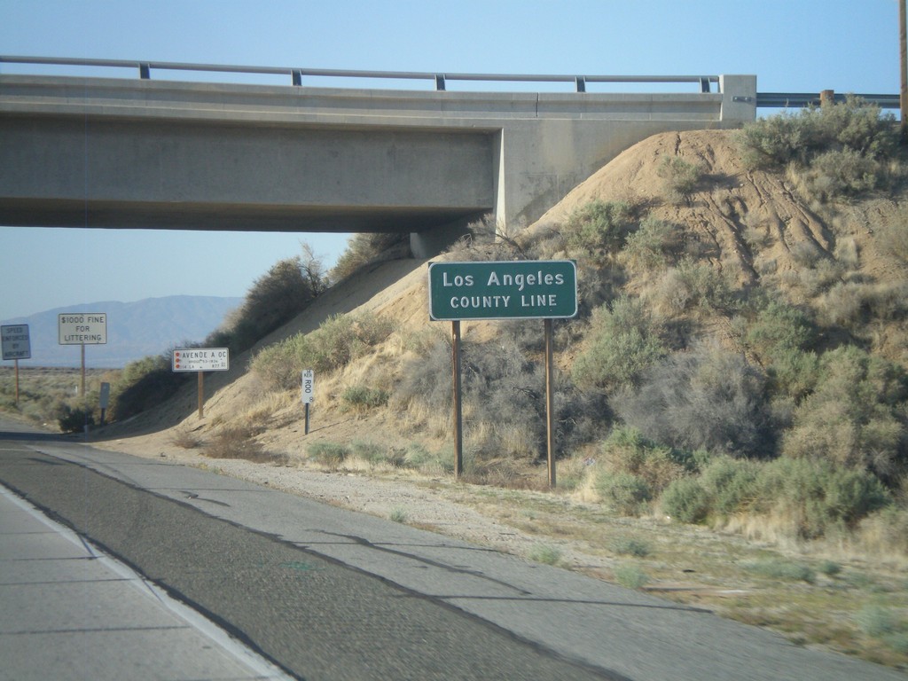 CA-14 South - Los Angeles County Line