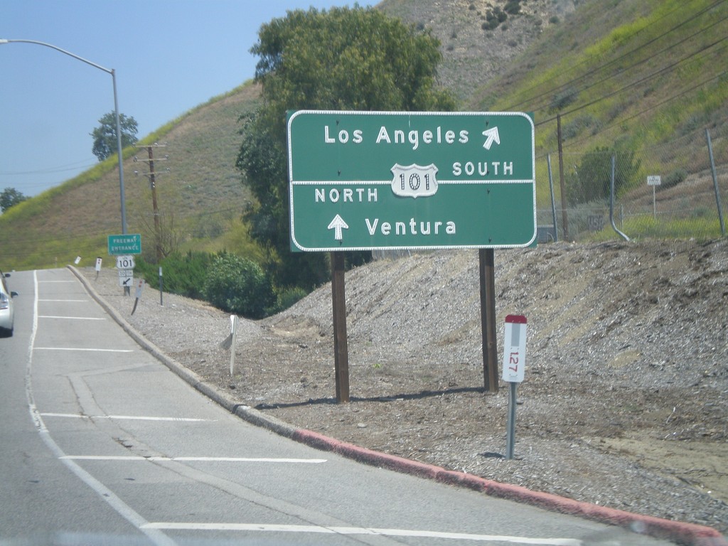 Las Virgenes Road North at US-101