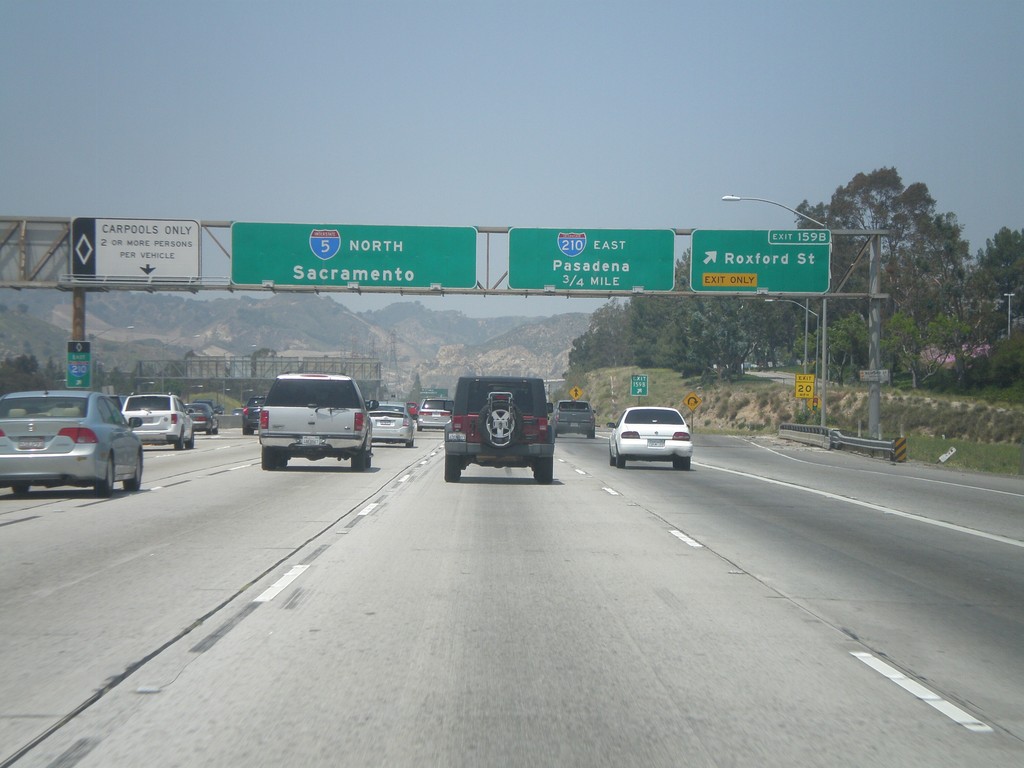 I-5 North - Exits 159B and 161B