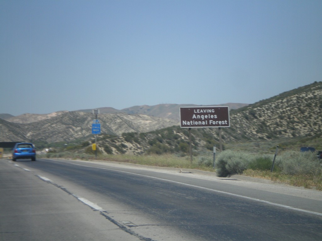 I-5 North - Leaving Angeles National Forest