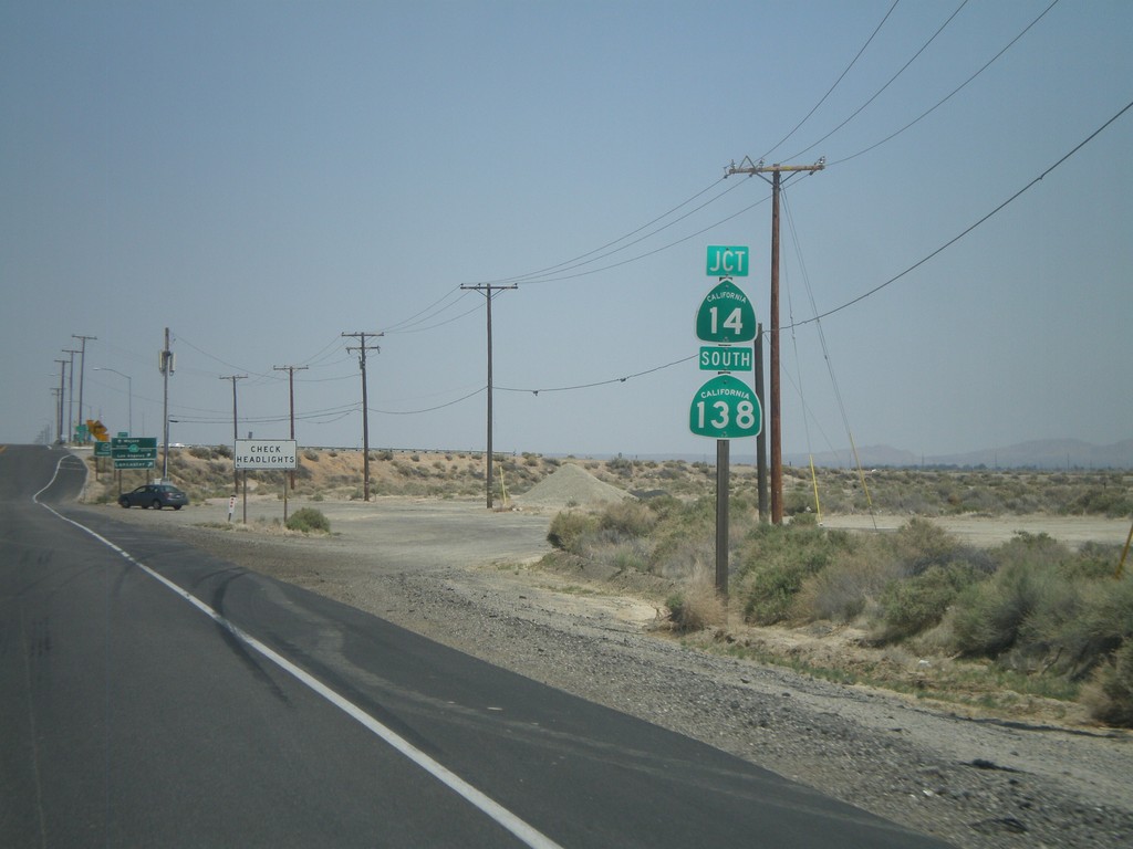 CA-138 East Approaching CA-14