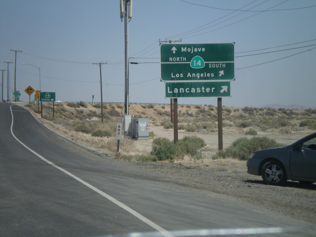 CA-138 East Approaching CA-14