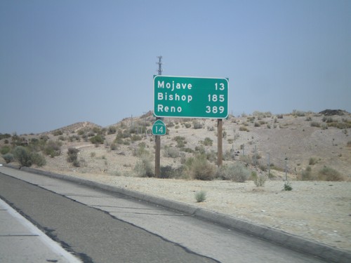 CA-14 North - Distance Marker