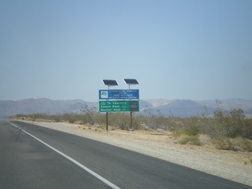 US-395 North - Sierra Nevada Pass Information