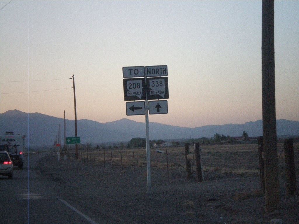 NV-338 North at NV-829 (To NV-208)