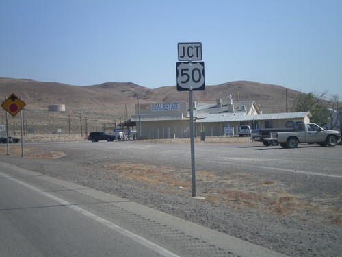 Alt. US-95 North Approaching US-50