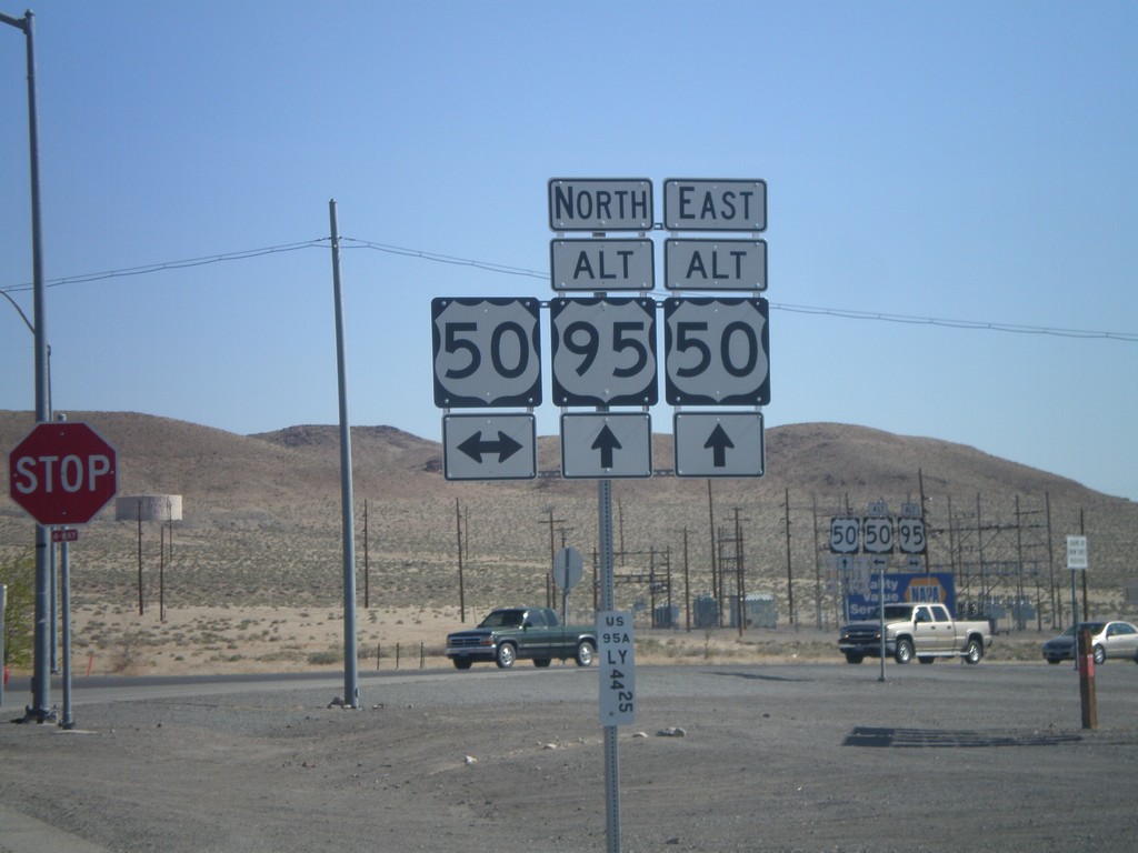 Alt. US-95 North at US-50/Alt. US-50