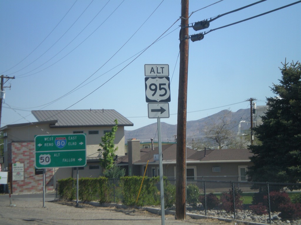 US-95 Alt. North at US-50 Alt./BL-80