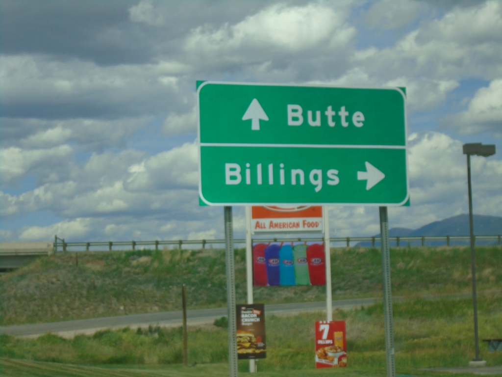 End MT-55 North at I-90