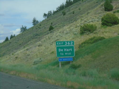 I-90 East - Exit 362