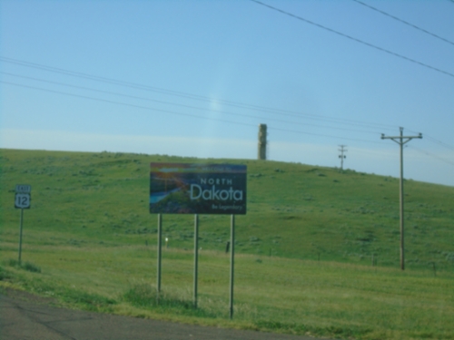US-12 East - Entering North Dakota