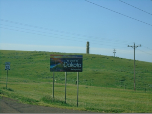 US-12 East - Entering North Dakota