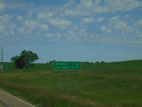 US-85 North Approaching ND-21