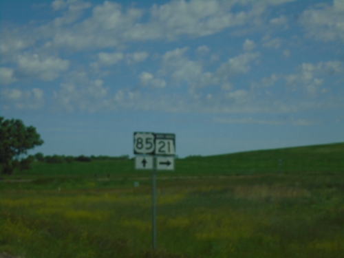 US-85 North at ND-21