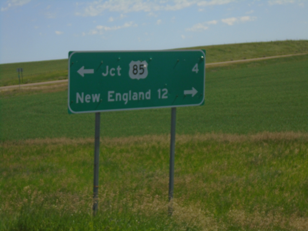 End ND-67 North at ND-21