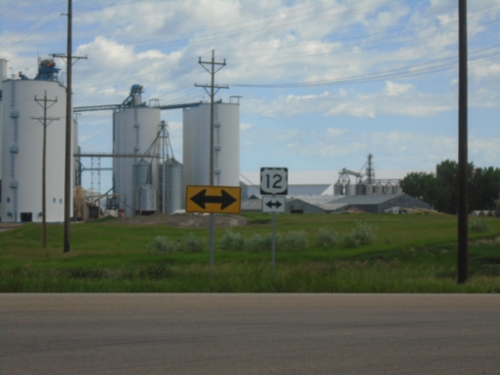 End ND-67 South at US-12