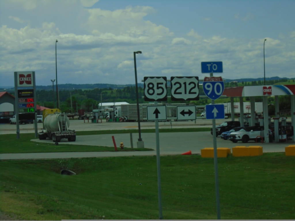 US-85 South at US-212