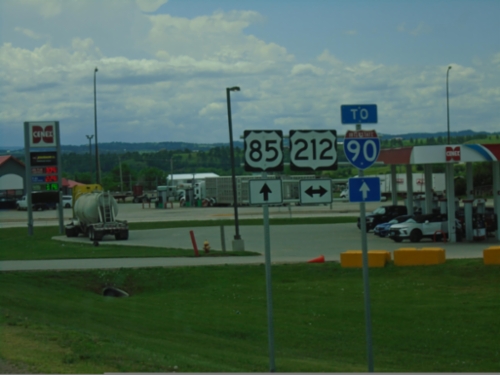 US-85 South at US-212