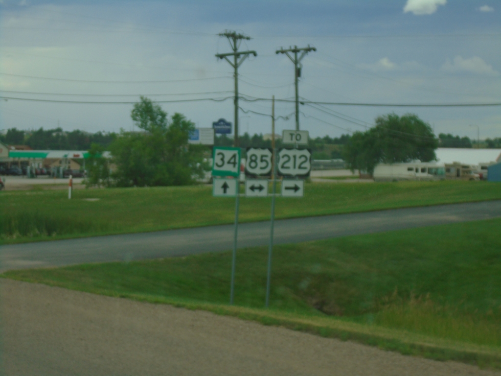 SD-34 West at US-85
