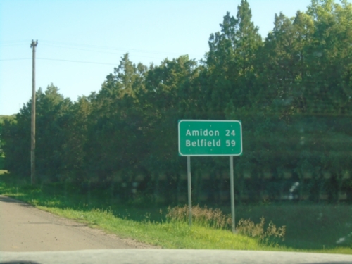 US-85 North - Distance Marker