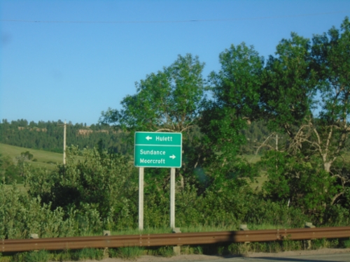 End WY-110 East at WY-24