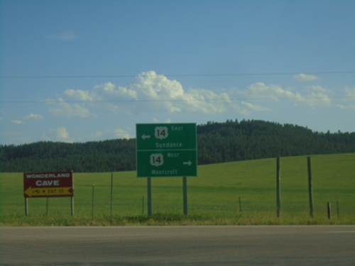 End WY-24 West at US-14