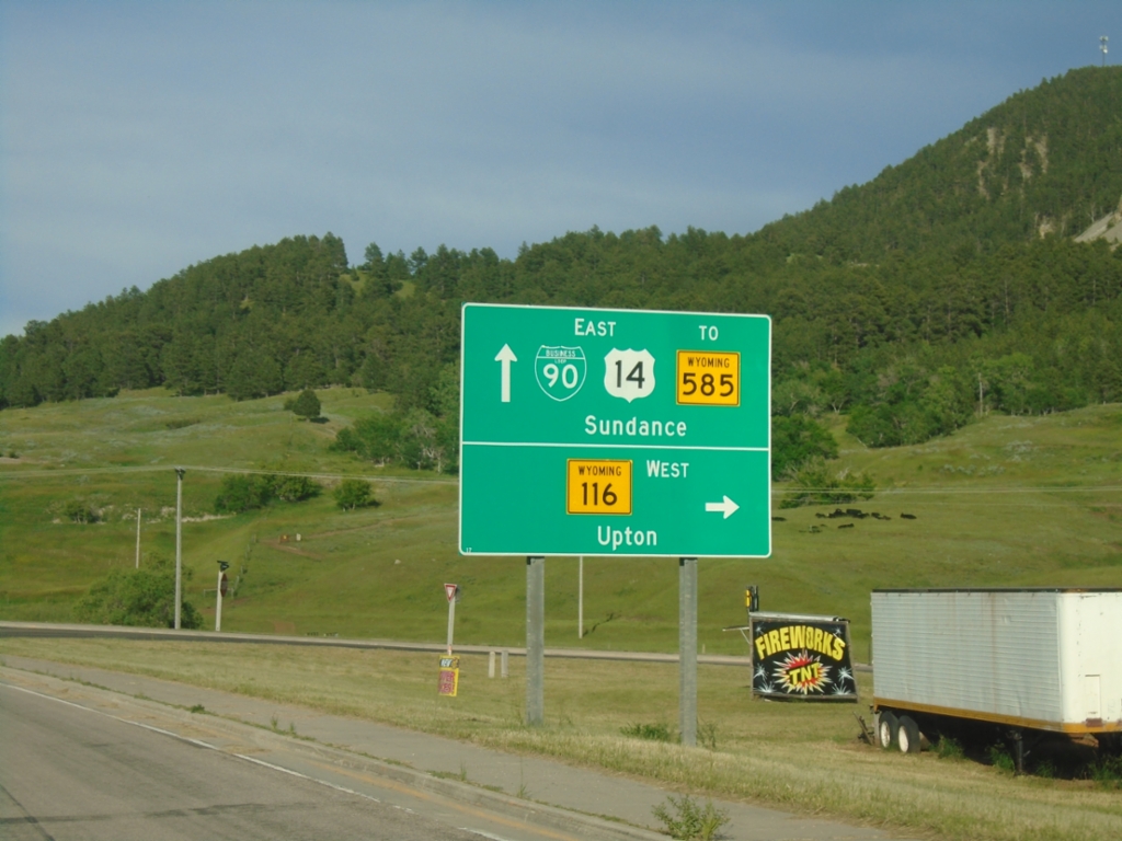 BL-90/US-14 East at WY-116 
