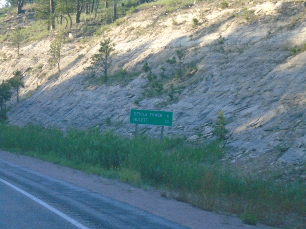 WY-24 East - Distance Marker