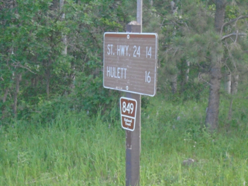 FS-849 West - Distance Marker