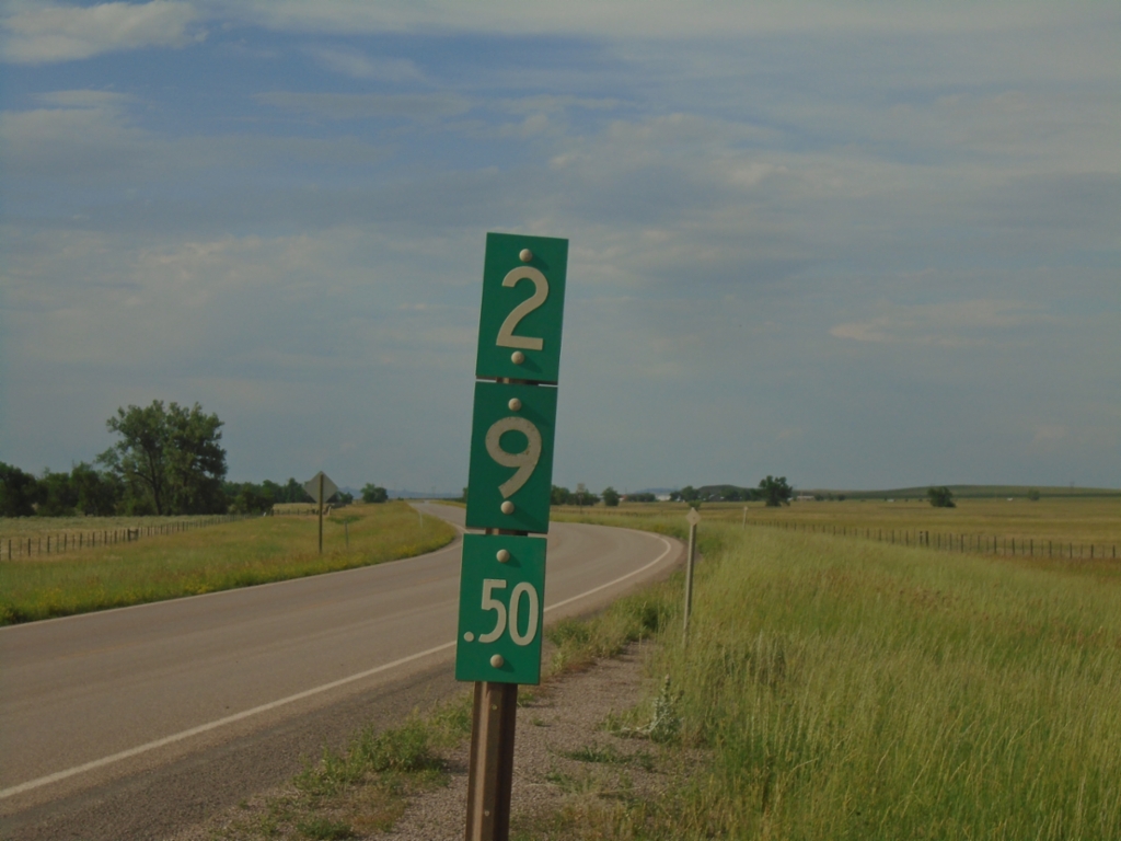 WY-112 North - Milemarker