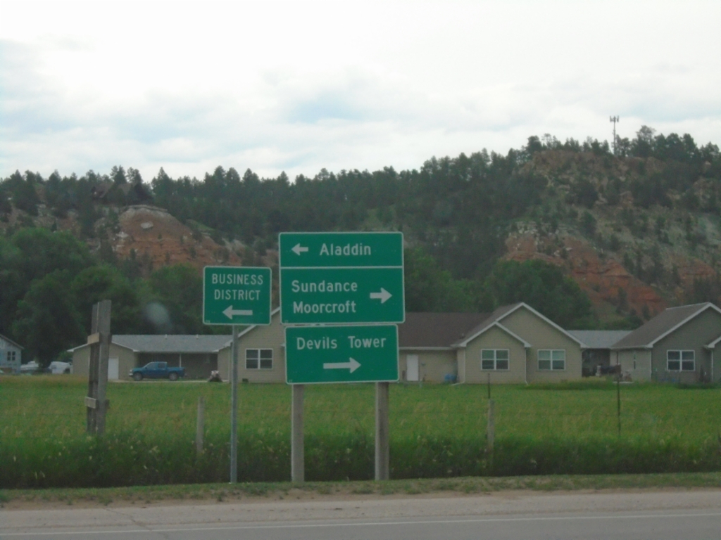 End WY-112 South at WY-24