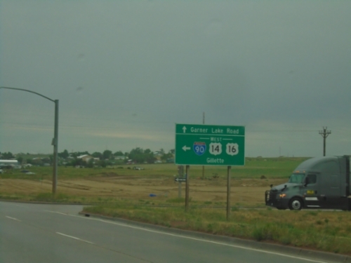 Garner Lake Road at I-90 West