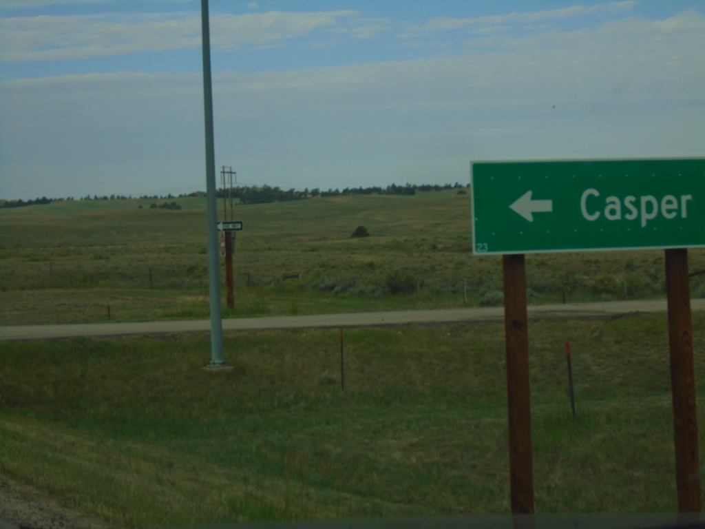 End WY-259 South at I-25