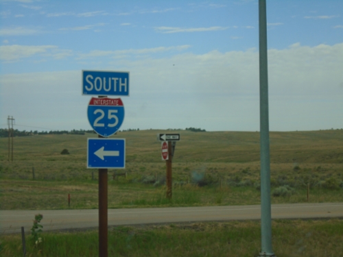 End WY-259 South at I-25