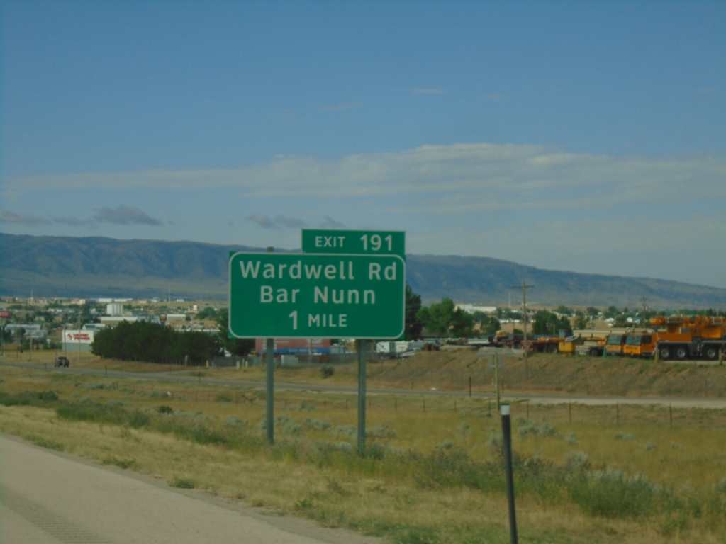 I-25 South - Exit 191