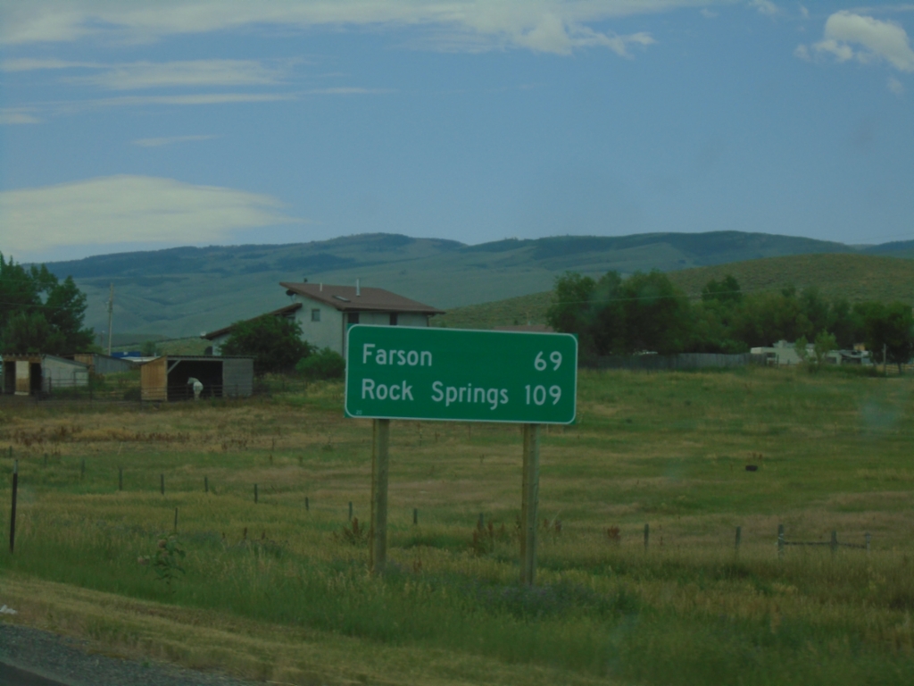WY-28 West - Distance Marker