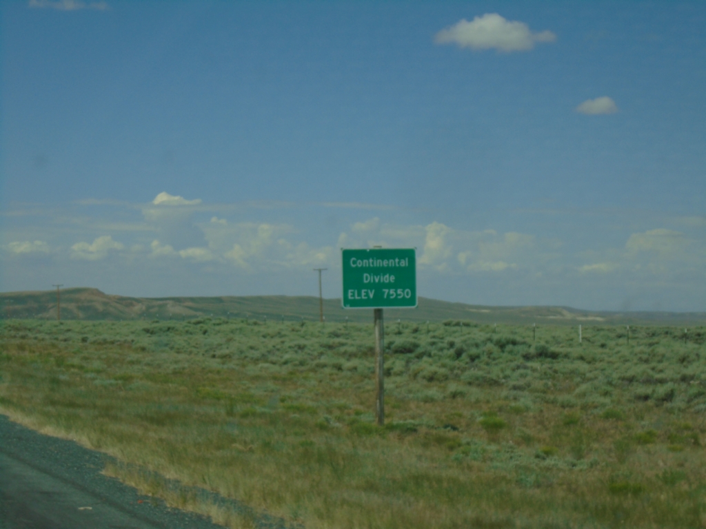 WY-28 West - Continental Divide