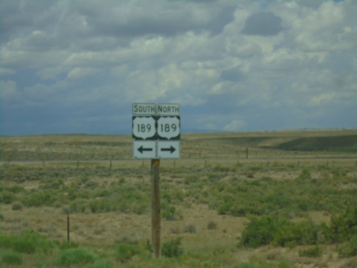 End WY-372 at US-189