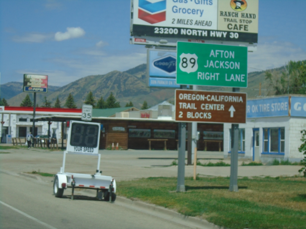US-30 West/US-89 North - Montpelier